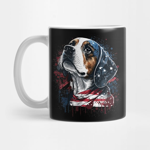 Beagle 4th of July by JayD World